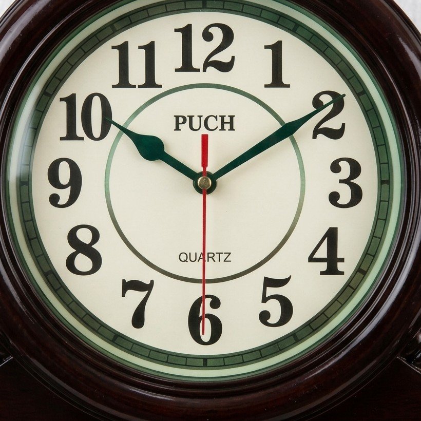 PHILI Vintage Nautical Anchor Ship Wheel Wall Clock